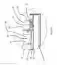 Fig. 10 - Suspended electronic display and cooling assembly