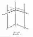 Fig. 02 - Retrofit shower corner shelf assembly