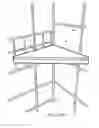 Fig. 05 - Retrofit shower corner shelf assembly