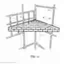 Fig. 07 - Retrofit shower corner shelf assembly