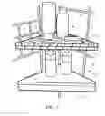 Fig. 12 - Retrofit shower corner shelf assembly