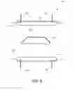Fig. 13 - Retrofit shower corner shelf assembly