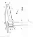 Fig. 03 - Support assembly for vertically disposed objects, such as televisions and video monitors