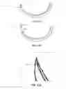Fig. 18 - Suture passer with radiused upper jaw