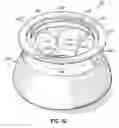 Fig. 11 - Fixed angle centrifuge rotor having torque transfer members