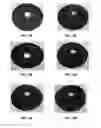 Fig. 11 - Compressed polymer impregnated backing material abrasive articles incorporating same, and processes of making and using
