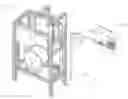 Fig. 01 - Weight material dispensing and cutting system