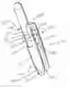 Fig. 01 - Writing implement with reverse clip cap
