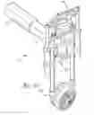 Fig. 11 - Machine suspension and height adjustment