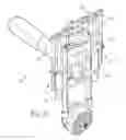 Fig. 12 - Machine suspension and height adjustment