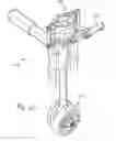 Fig. 21 - Machine suspension and height adjustment