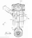 Fig. 25 - Machine suspension and height adjustment