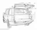 Fig. 01 - System for controlling the doors of a powered split tailgate