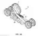 Fig. 36 - Track system for traction of an off-road vehicle