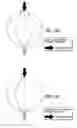 Fig. 14 - Dual-fuel constructions for opposed-piston engines with shaped combustion chambers