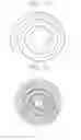 Fig. 11 - Scroll compressor with oldham ring having a plurality of keys coupled to an orbiting scroll and a fixed scroll