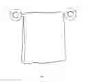 Fig. 06 - METHOD AND APPARATUS FOR RELEASABLY ATTACHING TOWELS WINDOW COVERINGS WINDOW TREATMENTS CLOTHING RUGS BATHROOM FIXTURES AND ACCESSORIES KITCHEN FIXTURES AND ACCESSORIES CLOSET FIXTURES AND ACCESSORIES PAPER TOWELS TOILET TISSUE FABRICS AND THE LIKE TO A SURFACE