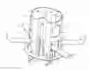 Fig. 01 - Urea tank and base plate with an integrated heating element