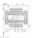 Fig. 23 - Microelectronic assembly with opposing microelectronic packages each having terminals with signal assignments that mirror each other with respect to a central axis