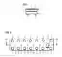 Fig. 02 - Mounting arrangement for piezoelectric sensor device
