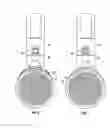 Fig. 12 - Internal-External Speaker Headphones that Transform Into a Portable Sound System