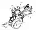 Fig. 01 - Hydraulic cylinder for an agricultural row unit having an uplift accumulator and a down pressure accumulator