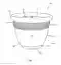 Fig. 02 - POT WITH INTERCHANGEABLE SAUCER AND PEDESTAL