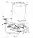 Fig. 03 - Folding chair with slide-out table