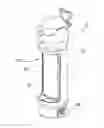 Fig. 01 - Beverage bottle with accessible station for portable electronic device
