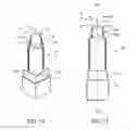 Fig. 12 - Imitation lipstick with concealed tooth cleaning implement