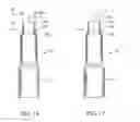 Fig. 13 - Imitation lipstick with concealed tooth cleaning implement