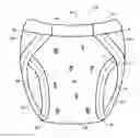 Fig. 01 - Absorbent article having interconnected waist and leg bands