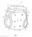 Fig. 02 - Absorbent article having interconnected waist and leg bands