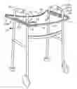 Fig. 01 - Transparent Tray for a Walker