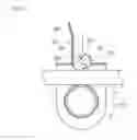 Fig. 12 - Fixing bracket of sprinkler