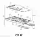 Fig. 20 - Disposable cartridge for sample fluid analysis