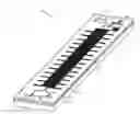Fig. 01 - Micro-fluidic modules on a chip for diagnostic applications
