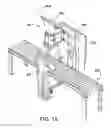 Fig. 15 - Void-fill dunnage conversion machine, stock material support, and method