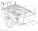 Fig. 01 - Hidden storage box and multi-purpose utility table for light pickup trucks