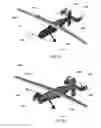 Fig. 17 - Tri-rotor aircraft capable of vertical takeoff and landing and transitioning to forward flight