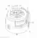 Fig. 01 - Fan having a temperature detecting function