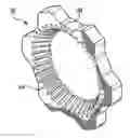 Fig. 01 - Ring gear of a mechanical exfoliation apparatus