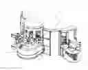 Fig. 01 - Paneling for circulating machines with peripheral interchangeable modules