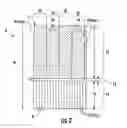 Fig. 03 - Heat exchange element profile with enhanced cleanability features