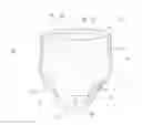 Fig. 01 - Absorbent pant with advantageously channeled absorbent core structure and bulge-reducing features