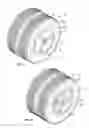 Fig. 02 - Aerodynamic wheel covers and mounting assemblies