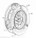 Fig. 01 - Wheel assembly and vehicle model with wheel assembly