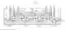 Fig. 01 - Bipolar junction transistor with multiple emitter fingers