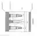Fig. 43 - Trench Gated Power Device With Multiple Trench Width and its Fabrication Process