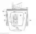 Fig. 01 - Mobile device retention and charging tray